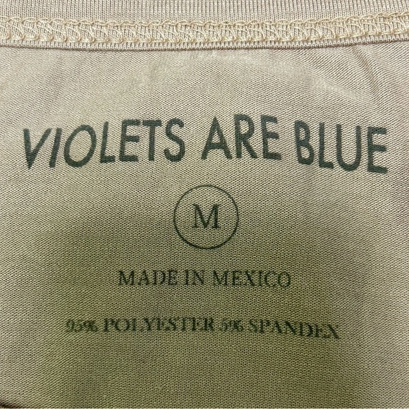 Violets Are Blue Sz M T Shirt Tan Prospect Park Brooklyn NWT Ducks 🦆 Nature Club - Picture 4 of 4